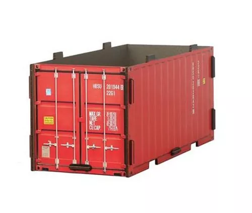 Container Stapelkiste groß - hellrot